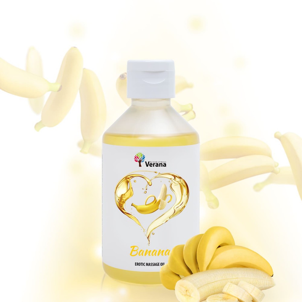 Huile pour massage érotique Verana «BANANE»