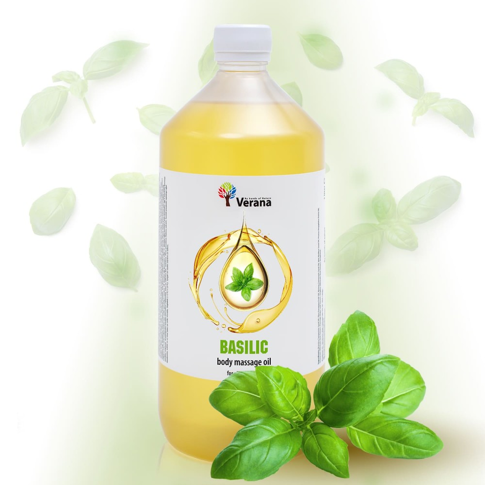 Body massage oil Verana «BASILIC»