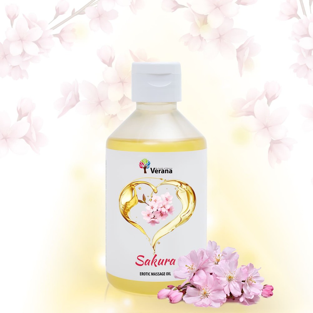 Huile pour massage érotique Verana «SAKURA»