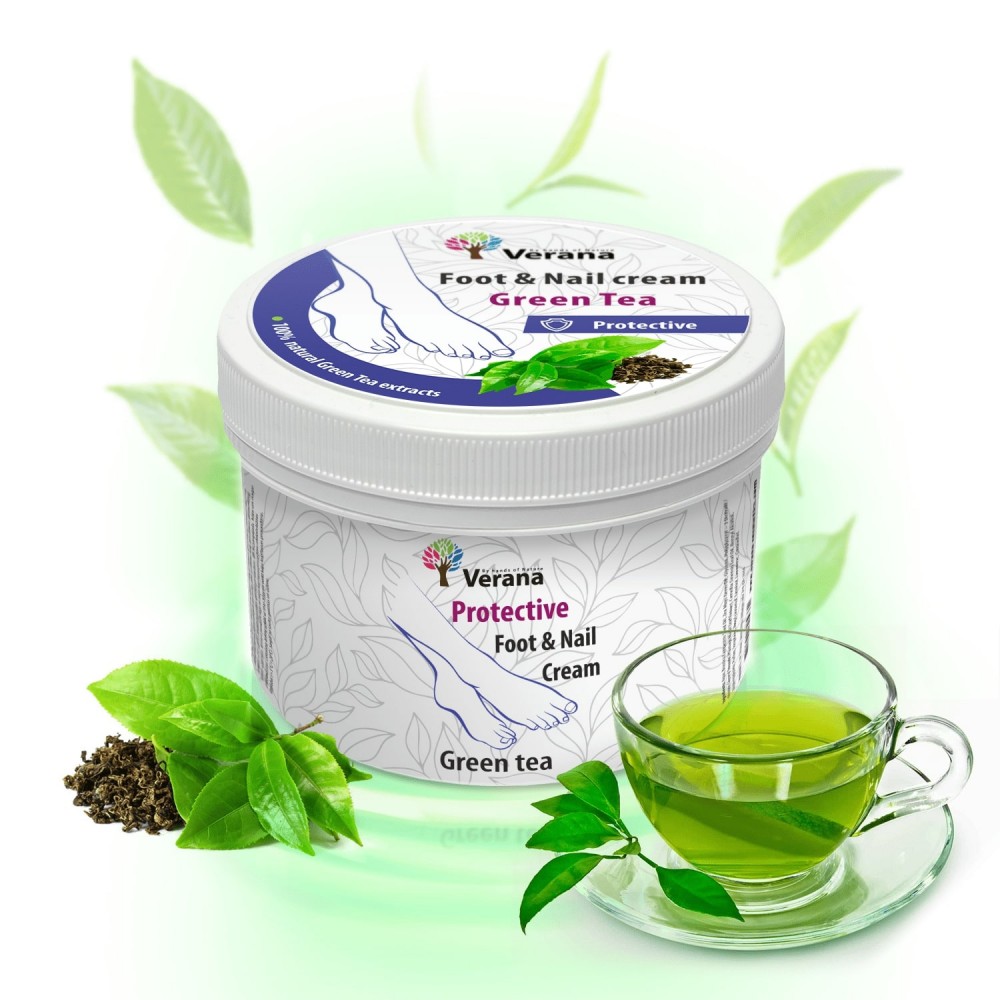 Protective foot and nail cream «GREEN TEA» Verana 